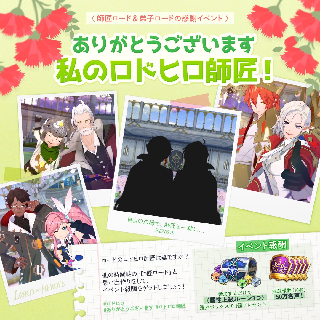 【当選発表】 ありがとうございます！私のロドヒロ師匠！💌