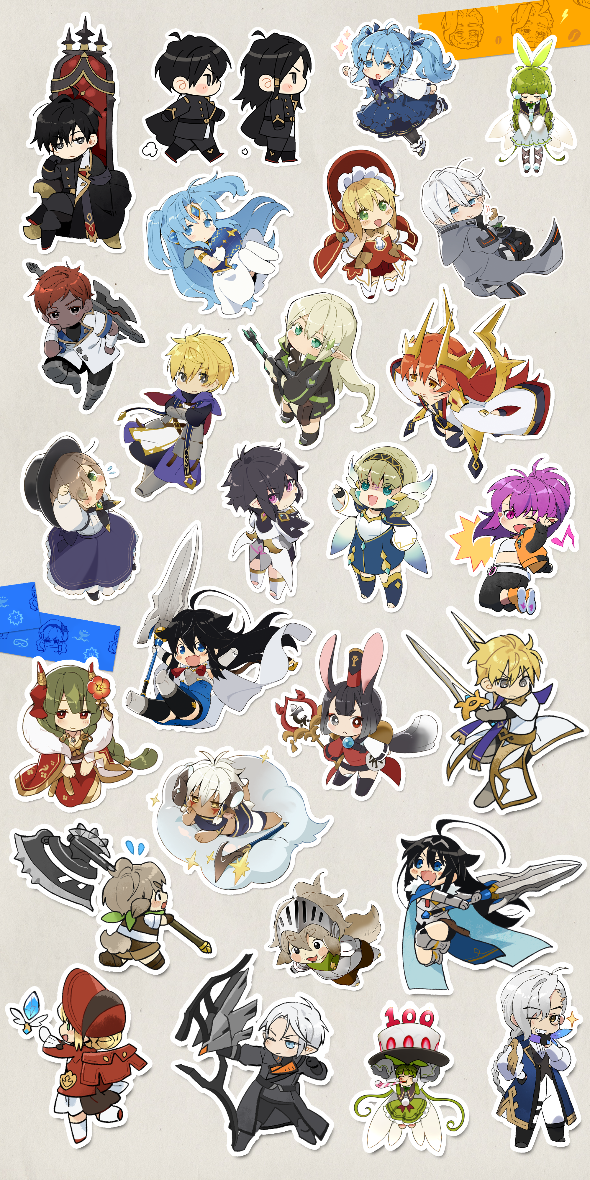 【LoH】騎士団（SD）イラストまとめ１